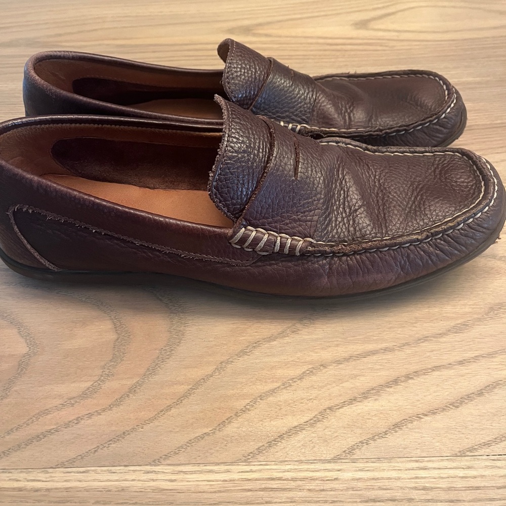 Banana Republic Men’s Brown Leather Driving Loafers - Size 11.5